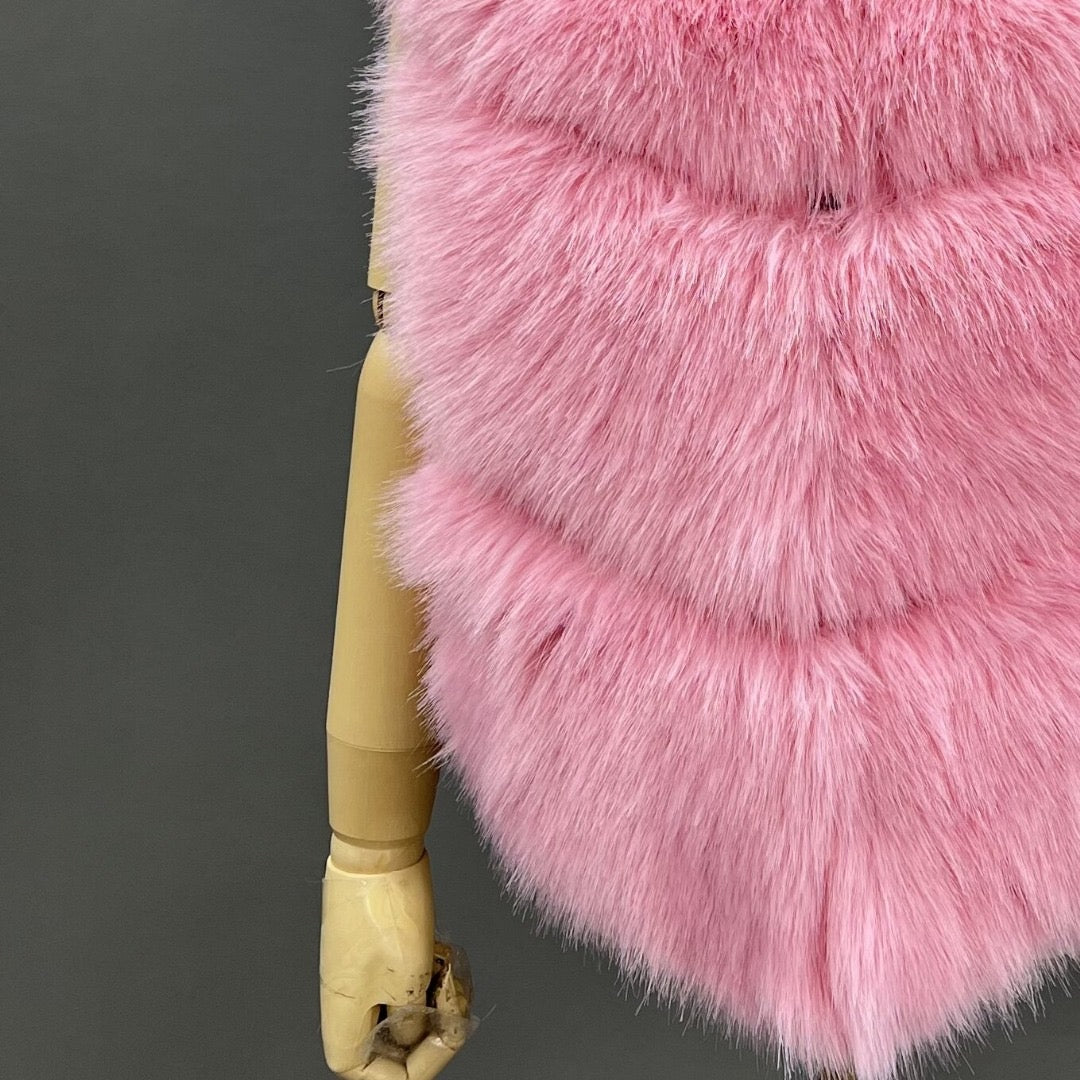 3 Row Faux Fur Gilet
