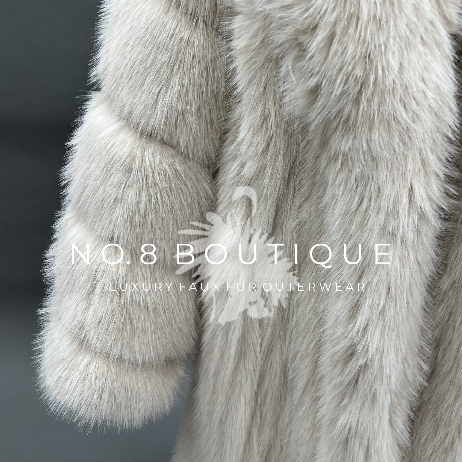 Classic Princess faux fur coat in luxurious style