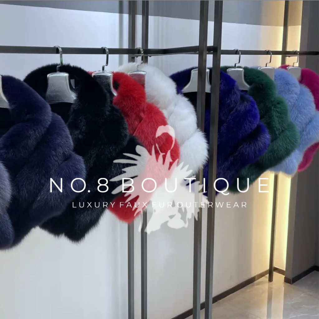 Sophisticated faux fur stole for wedding