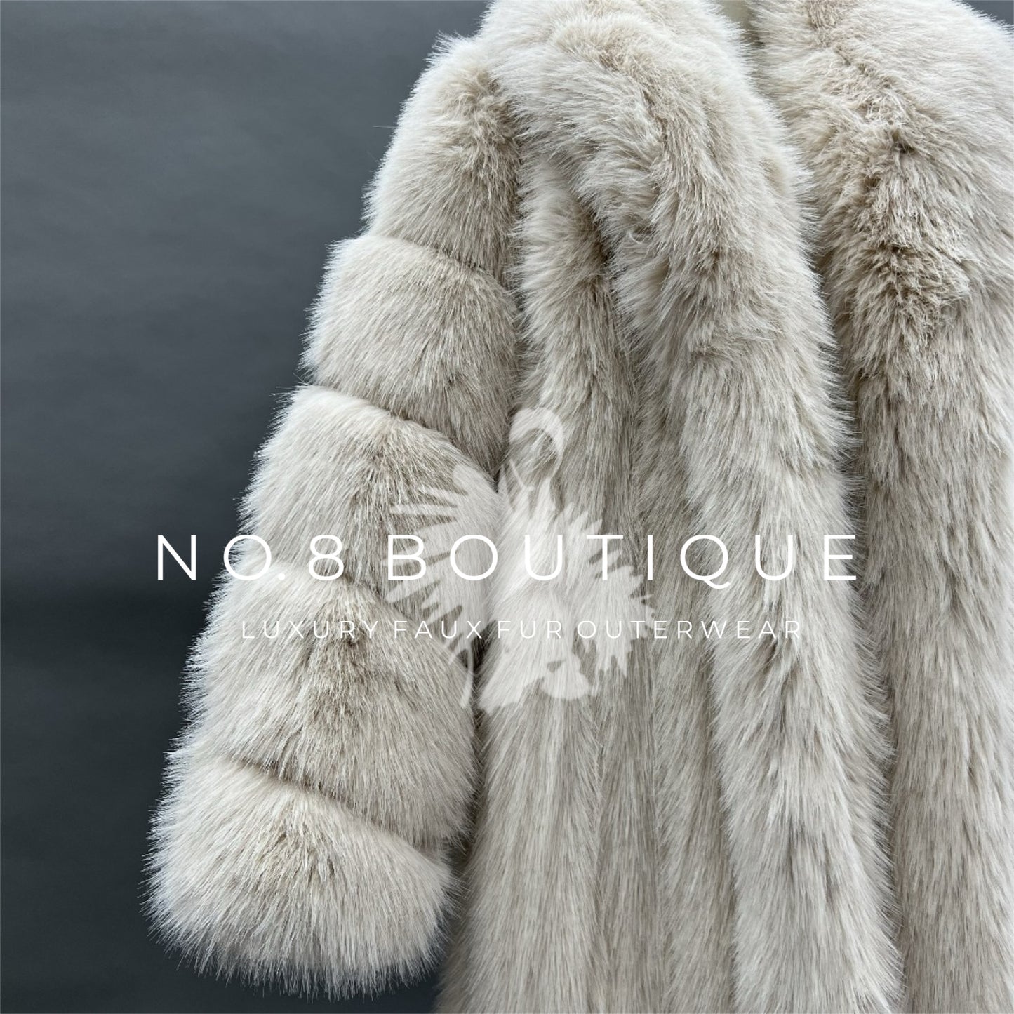 Street style Princess faux fur coat for a chic appearance