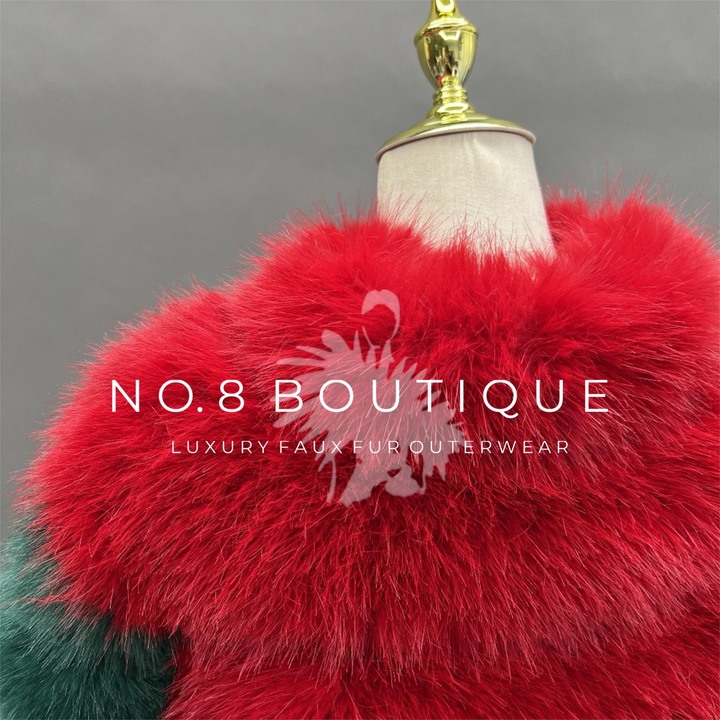 Street style scallop cropped faux fur jacket for trendy looks