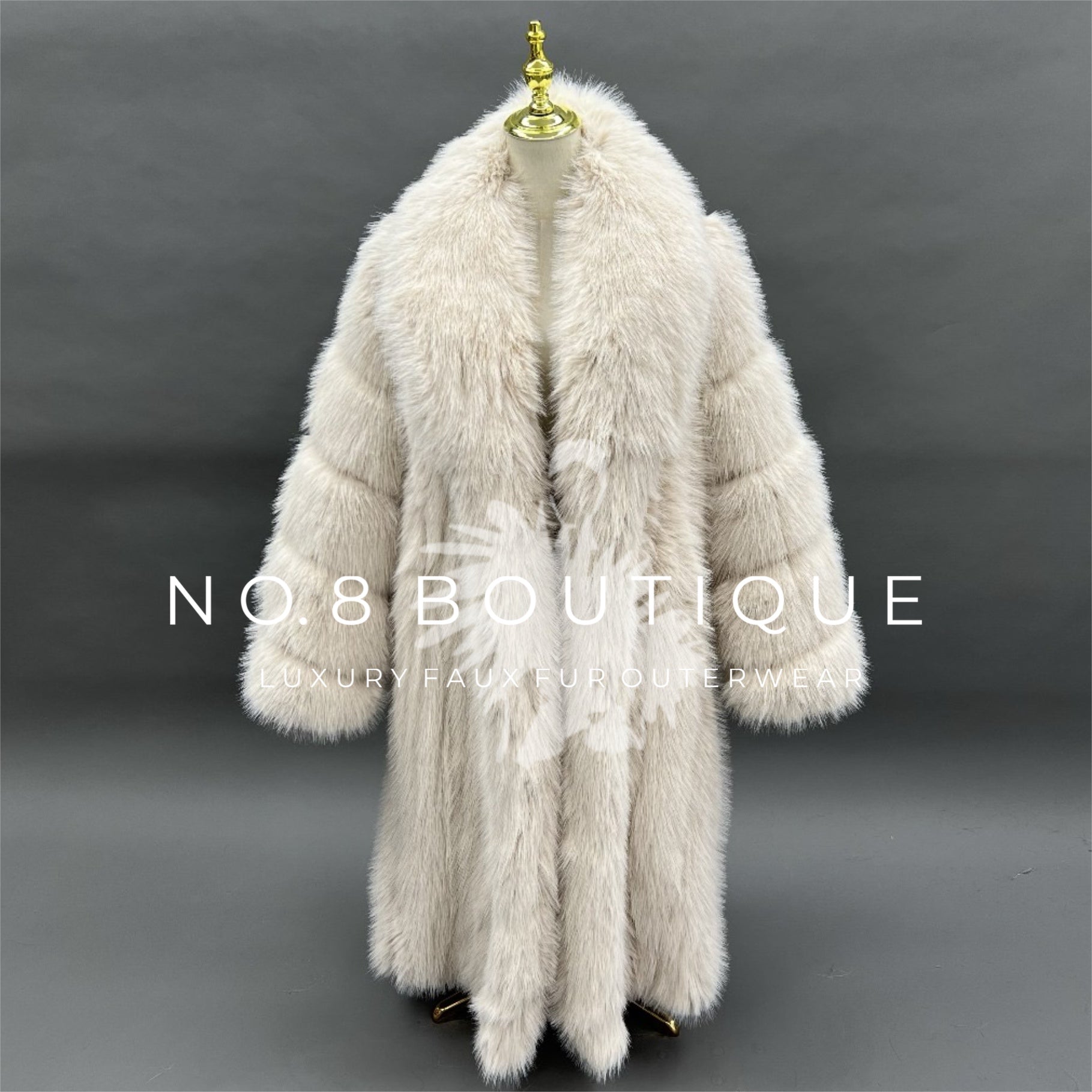Winter chic Princess faux fur coat for stylish warmth