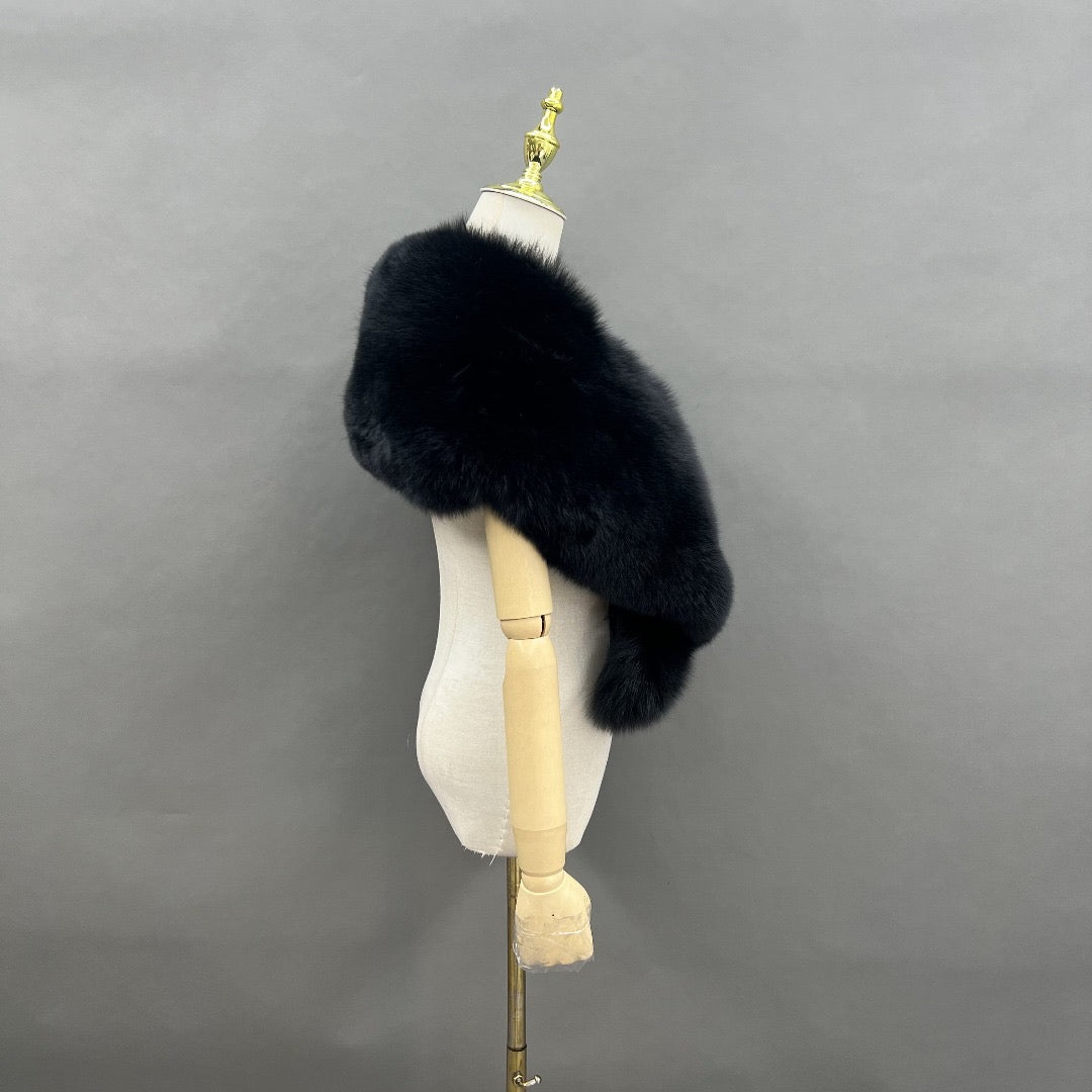 Premium Full Panel Faux Fur Bridal Wedding Stole