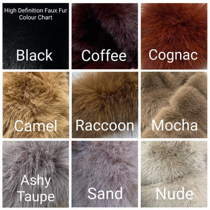 3 Row Faux Fur Gilet