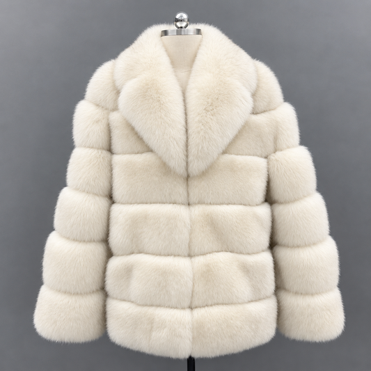 Knightsbridge Collared Mens Faux Fur Coat