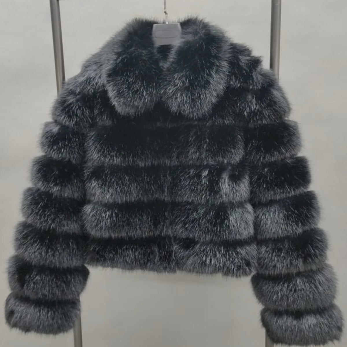 York Collared Mens Faux Fur Jacket