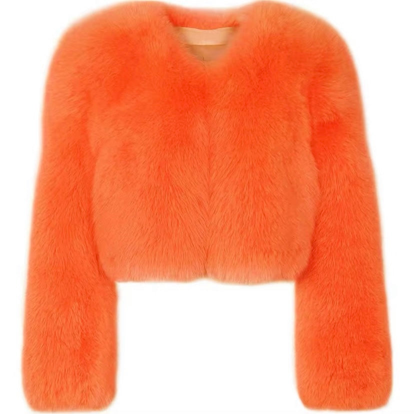 Full Panel Cropped Jacket
