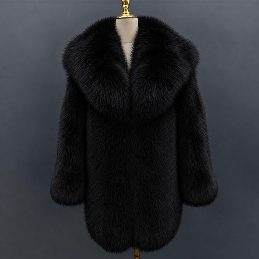 Ace Mens Faux Fur Coat