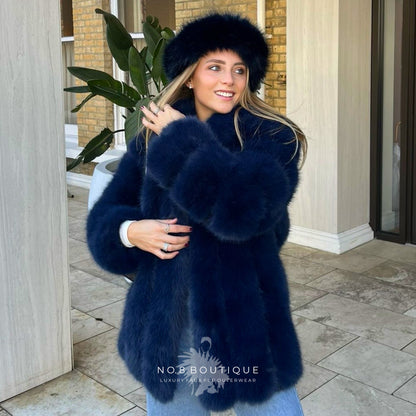 Paris Faux Fur Collar Coat