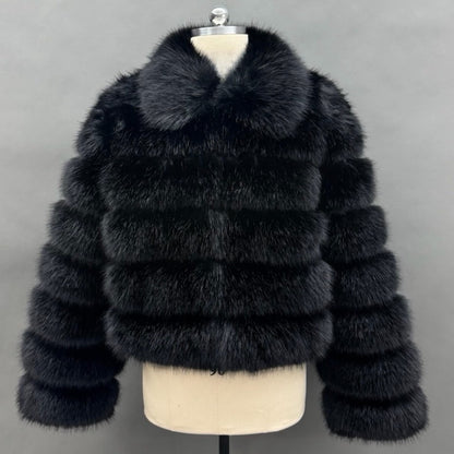 York Collared Mens Faux Fur Jacket