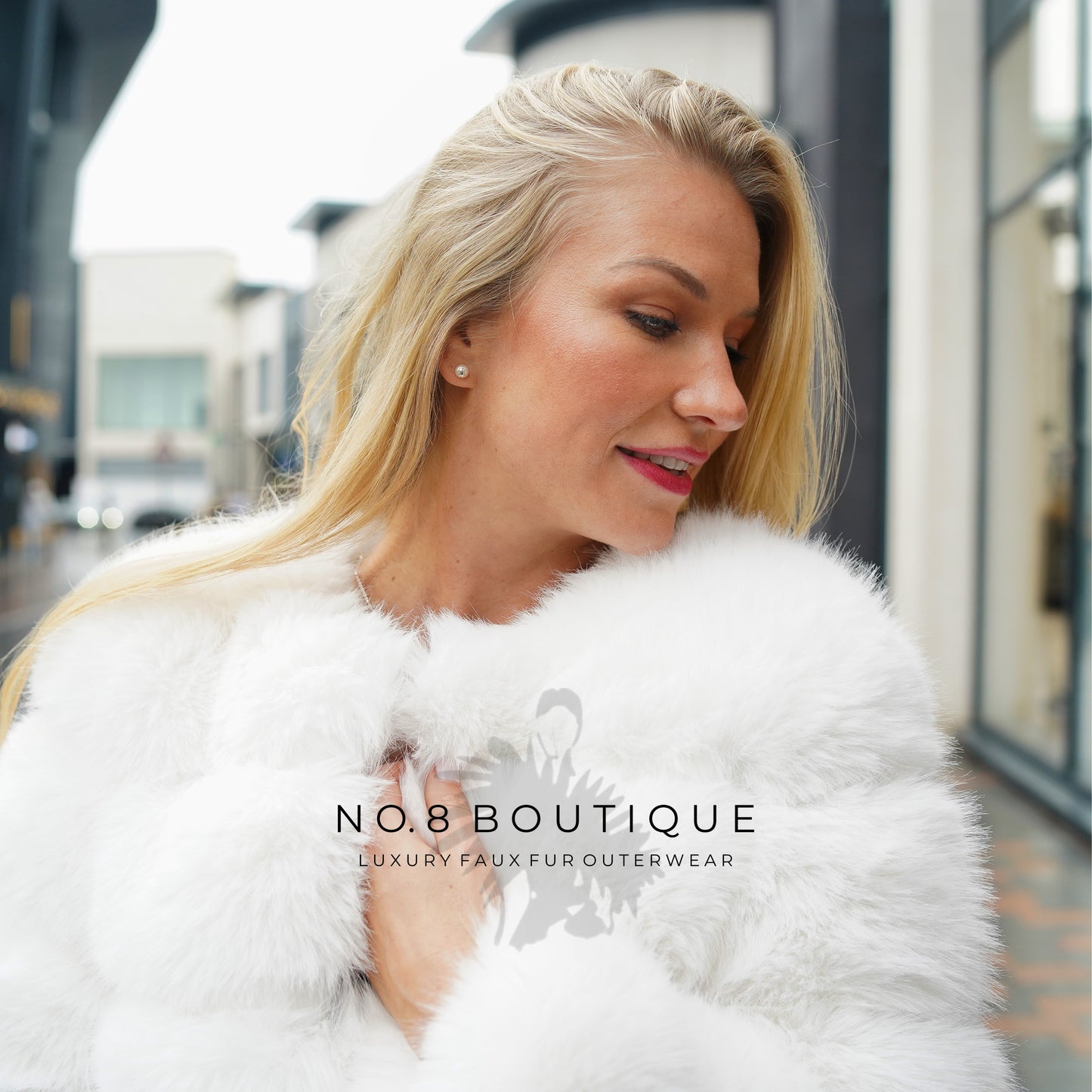 Classic 7 Row Faux Fur Coat