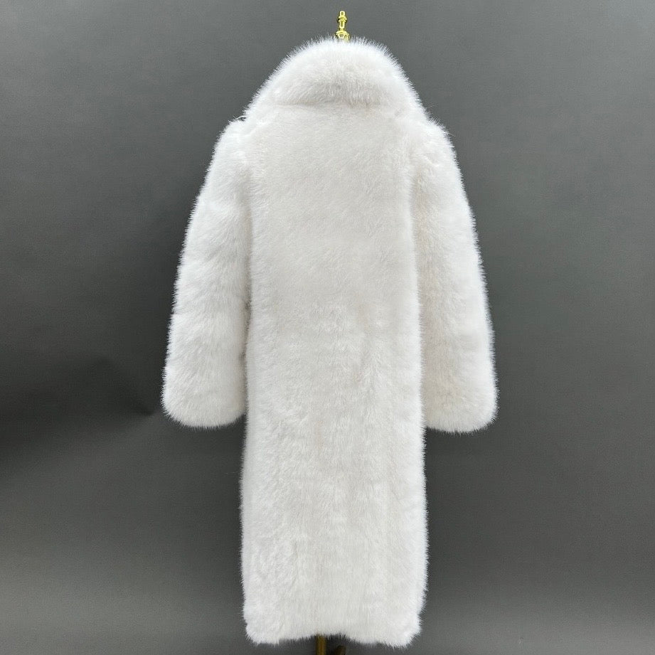 Empress Long Faux Fur Coat