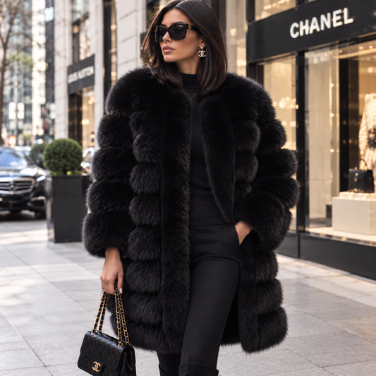 Mayfair Long Faux Fur Coat