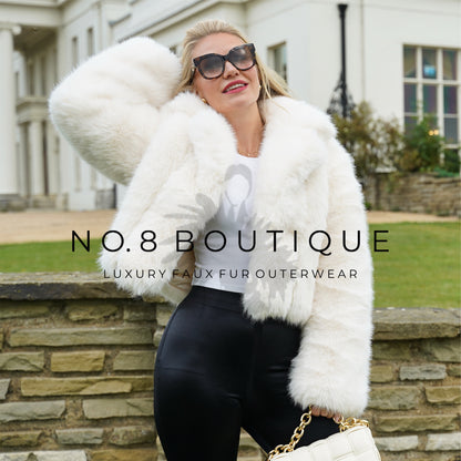 Bold New York faux fur jacket for a statement look