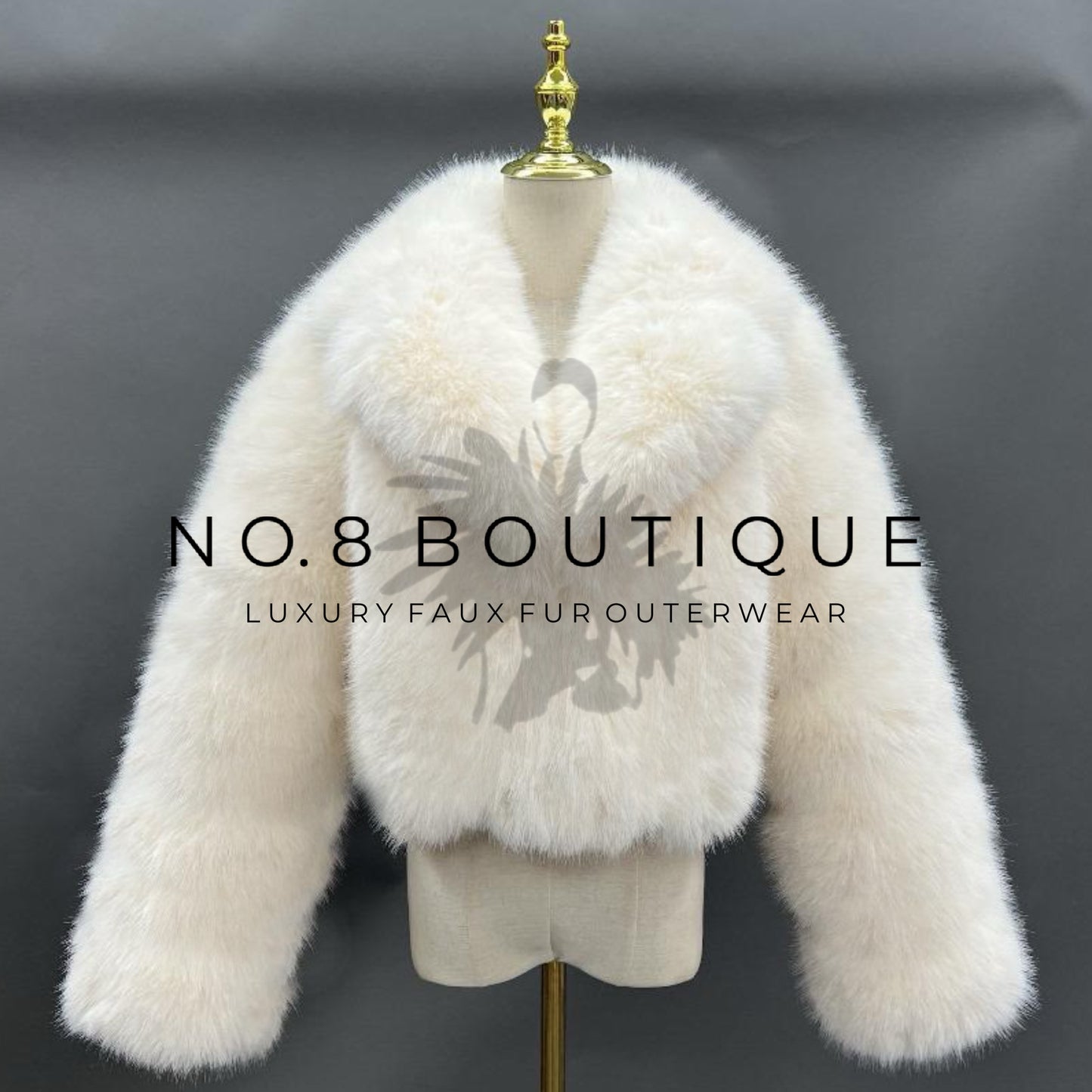 Bridal Rome faux fur jacket