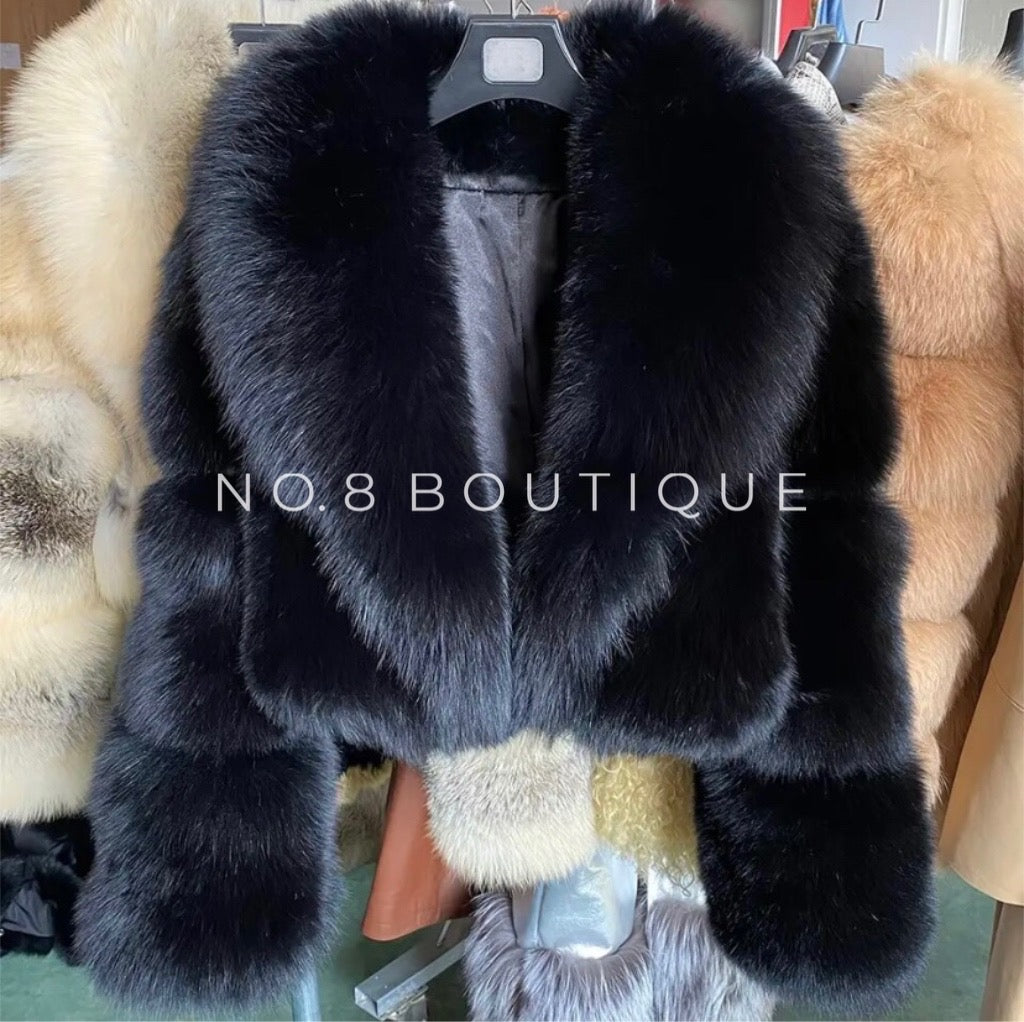 Chicago premium faux fur jacket in soft texture