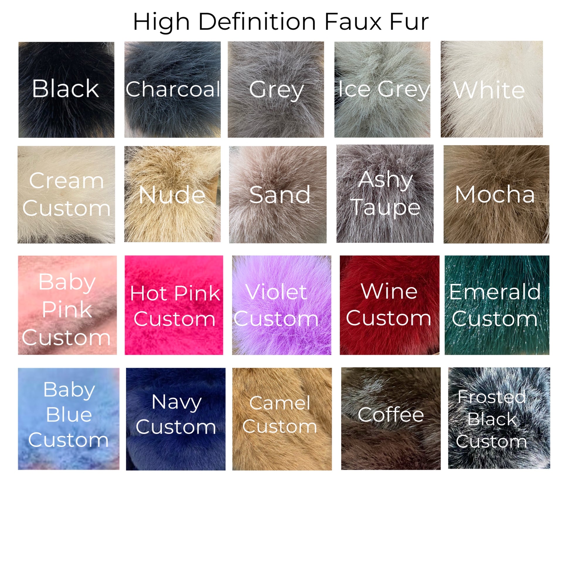 Cropped faux fur jacket shades