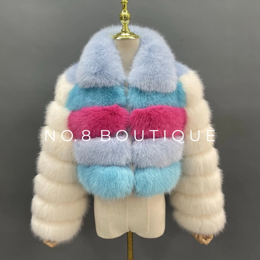 Cropped Faux Fur Jackets – No.8 Boutique UK Limited