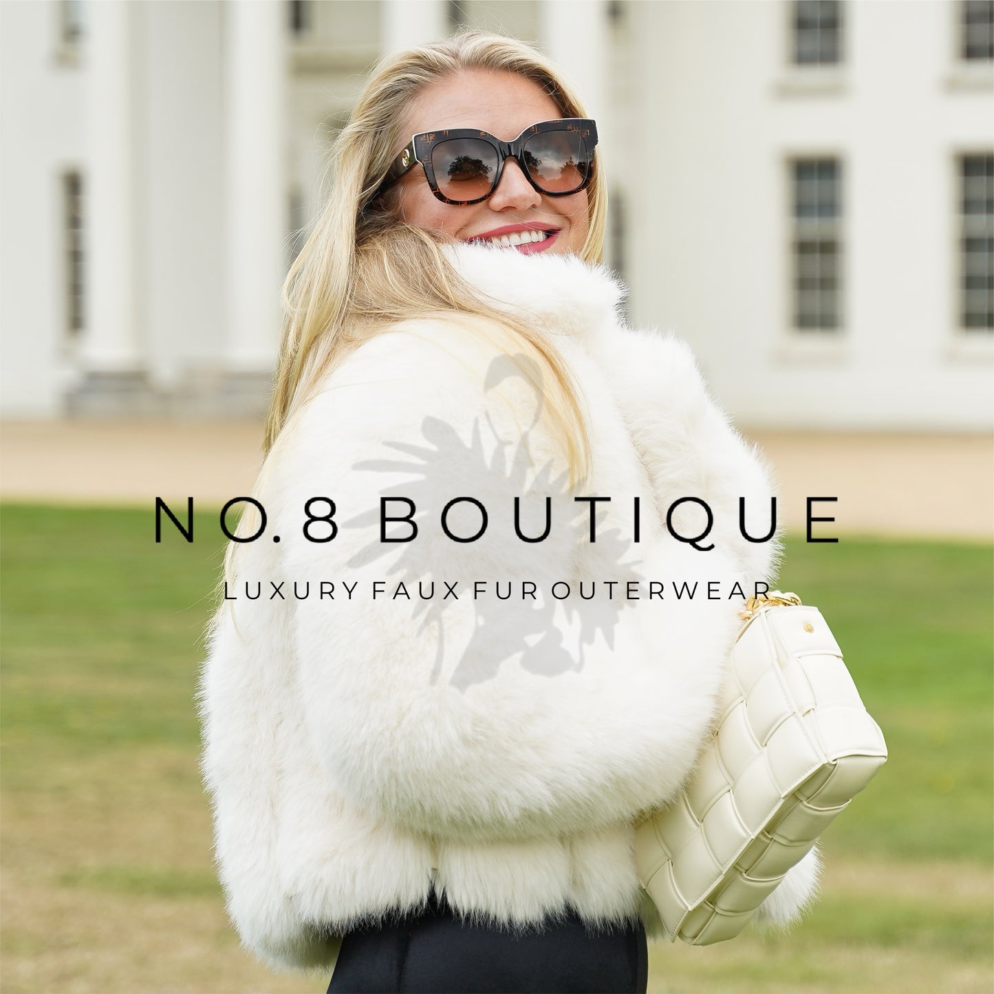 Luxurious New York inspired faux fur jacket