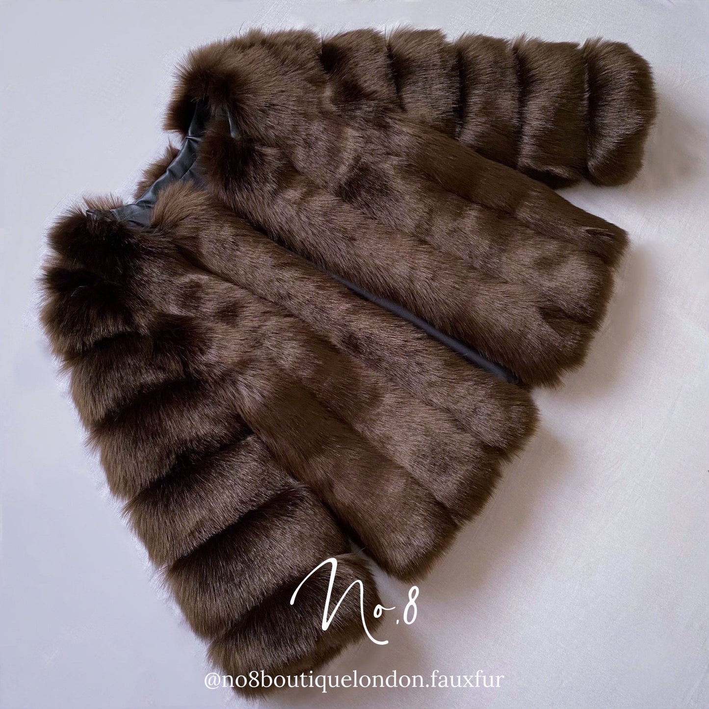 Vienna Straight Row Faux Fur Jacket