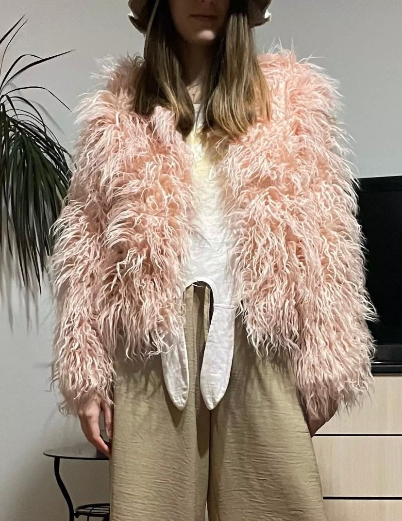 Zara discount shaggy jacket