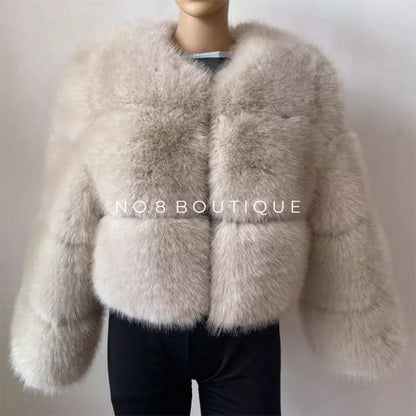 Bubble Faux Fur Jacket